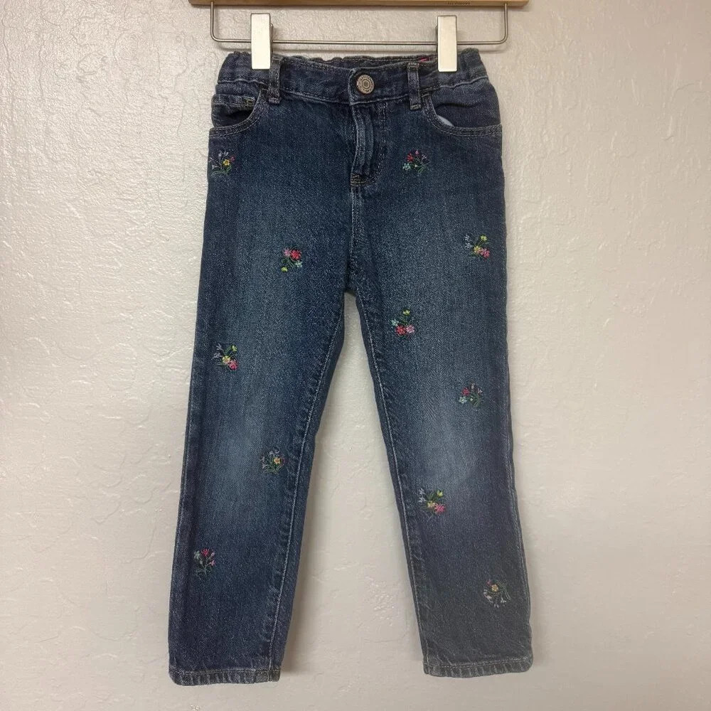 $15 ADD ON Baby Gap dark wash jeans floral Janie and Jack Zara Quincy Mae‎